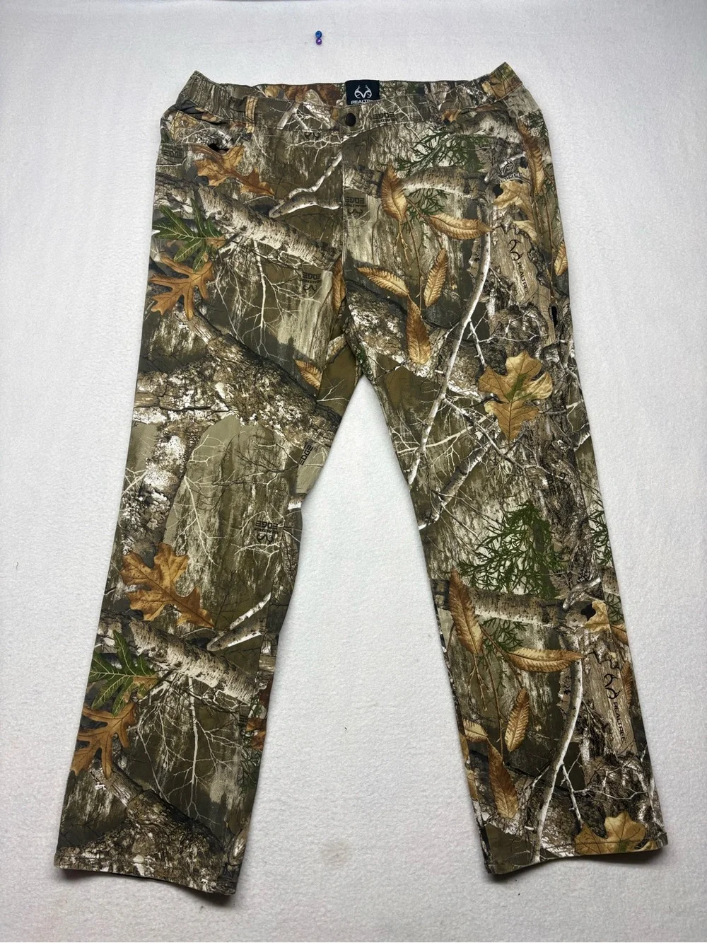 Realtree Performance Pant Camo Men's Outdoor Hunting Sz Large 36-38 Inseam 30”